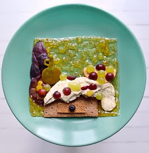 food art, toast project by Ida Skivenes projects art craft ideas