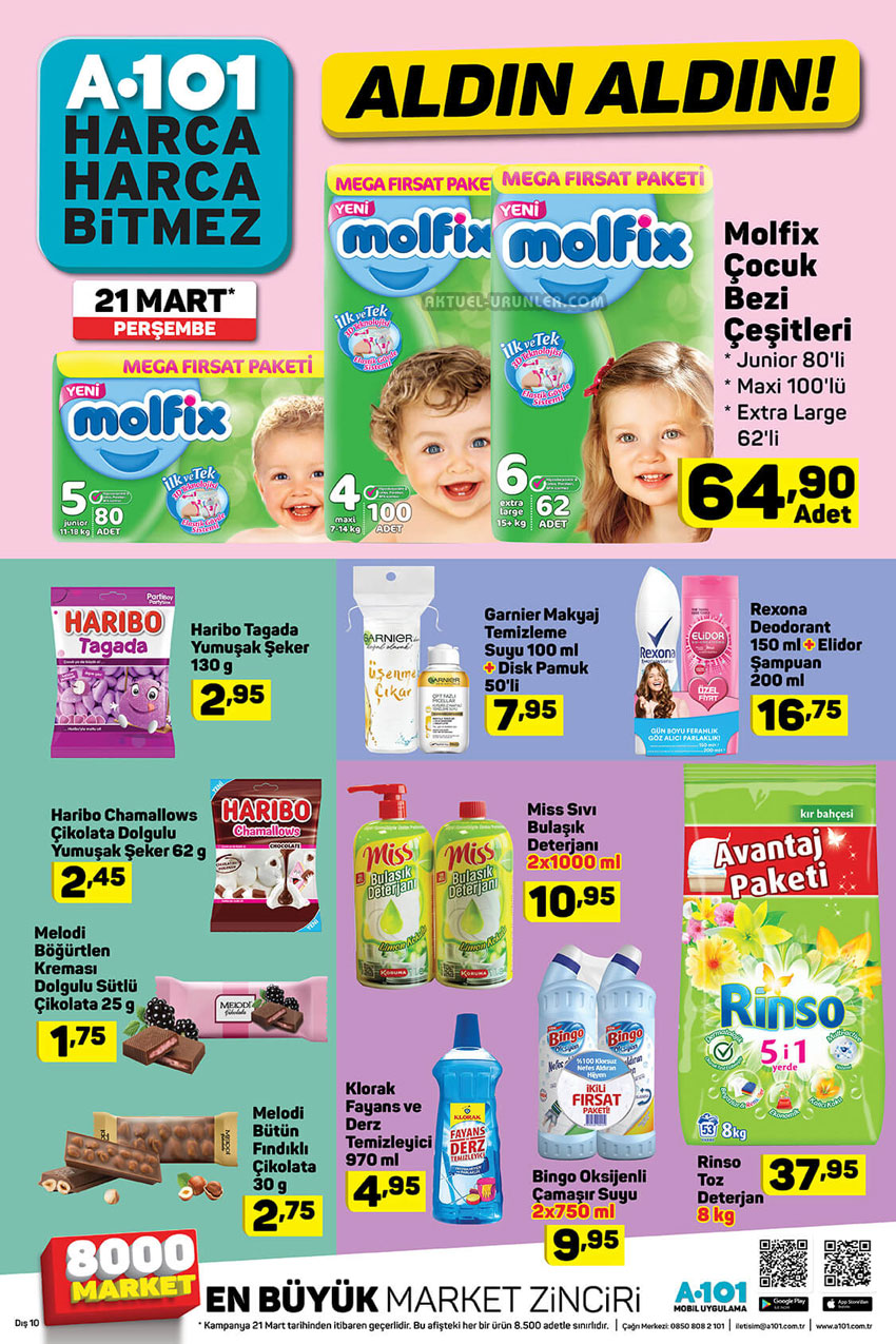 A101 21 Mart Aldın Aldın Aktüel Kataloğu Pratik Tarifler