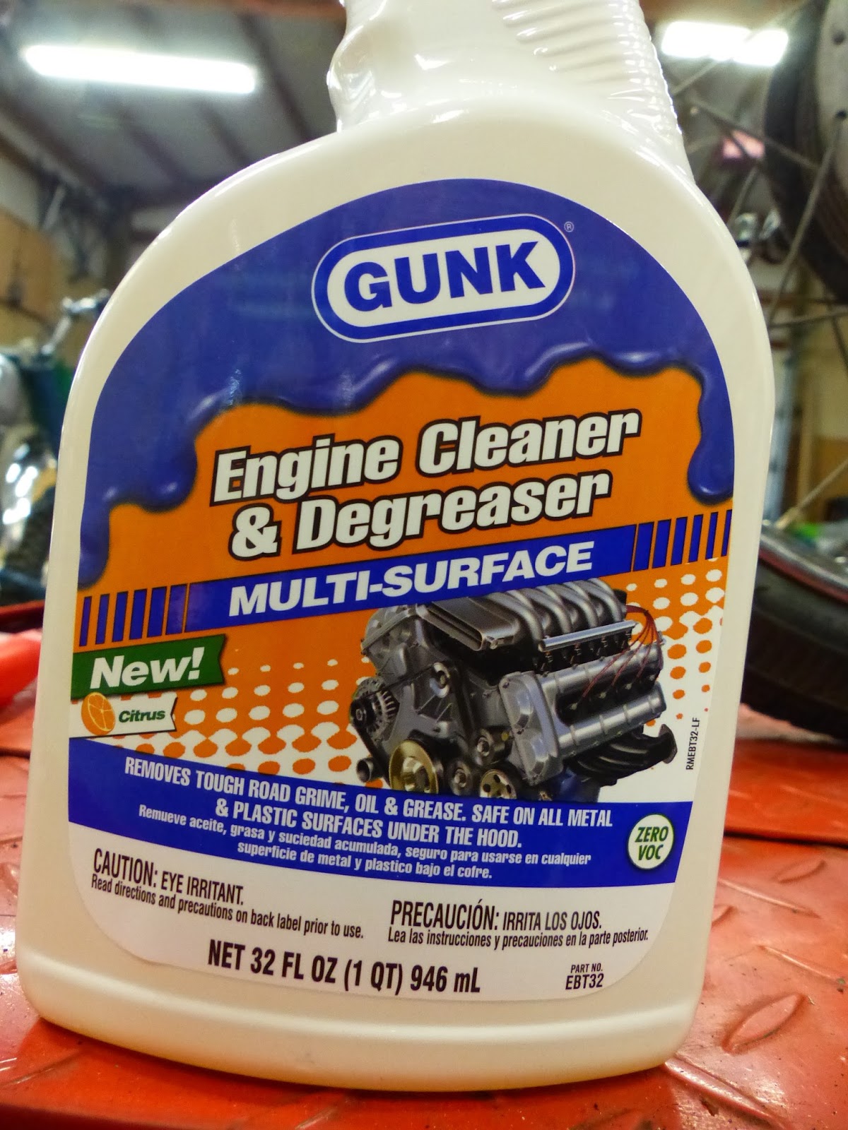 OldMotoDude: Gunk Multi-Surface Engine Cleaner and Degreaser -- Works Great