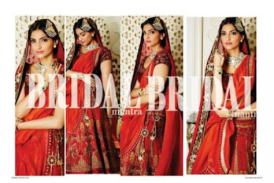 Sonam Kapoor's Photoshoot for The Hindu Bridal Mantra ad