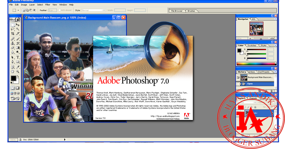 adobe photoshop 7.0 picture editing