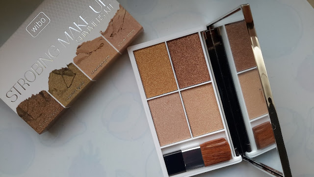 Wibo, Strobing Make Up Shimmers Kit paleta rozświetlaczy