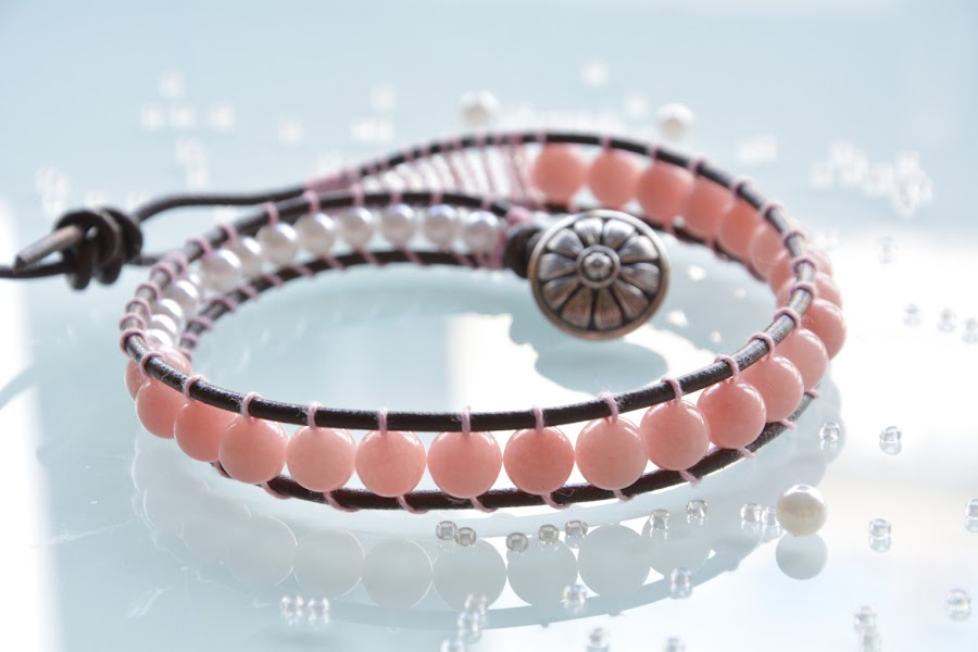 pulsera con cuentas