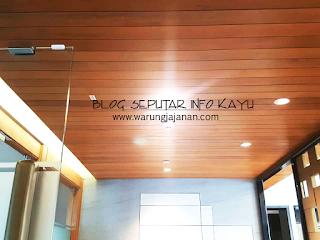 Plafon kayu lambersering Plafon kayu lambersering