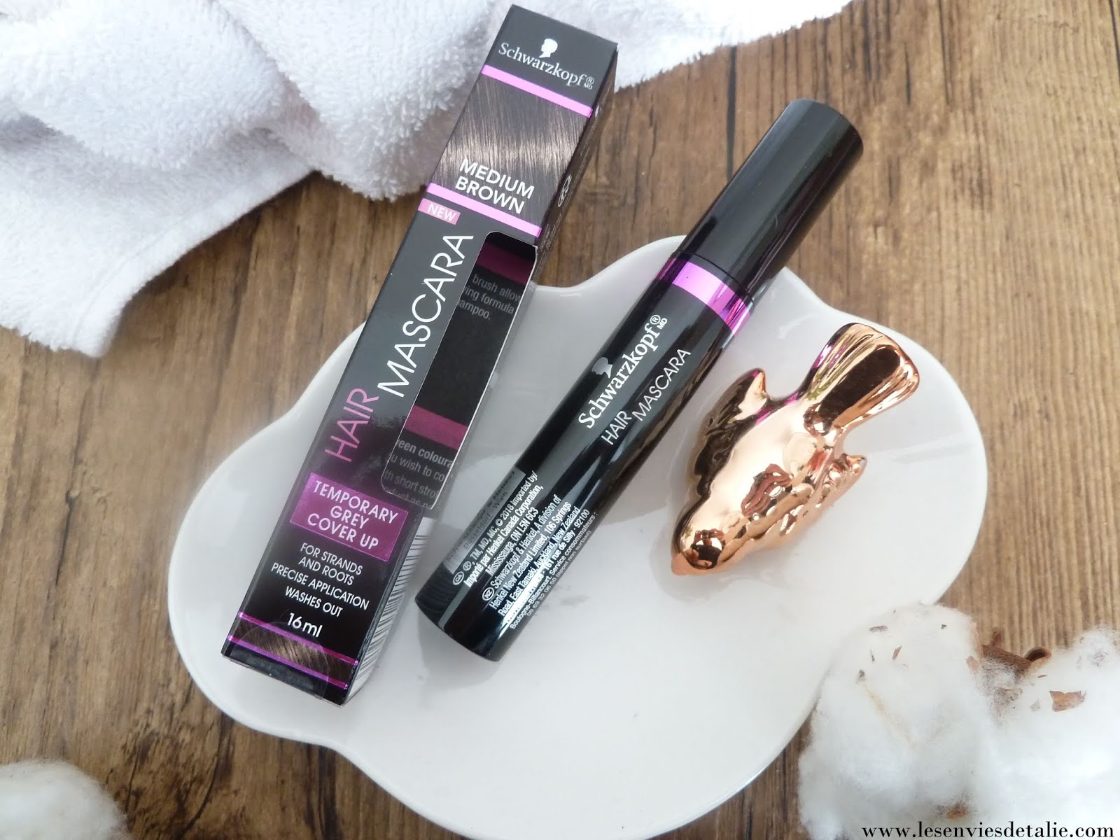 Camoufler cheveux blancs et racines avec le Hair Mascara de Schwarzkopf