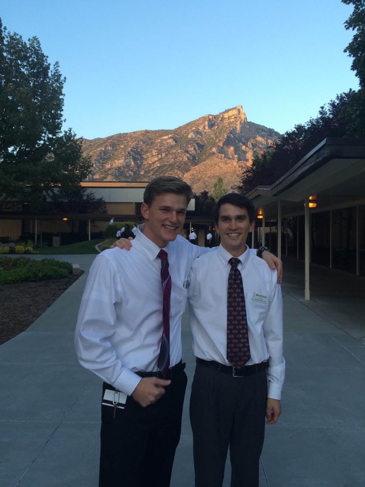 First Pic from the MTC with Elder Nash!