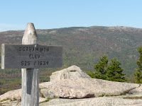 Gorham Mountain Summit Sign