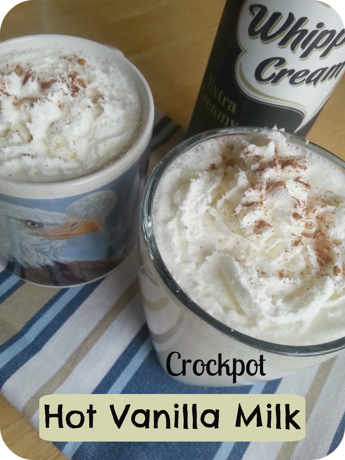 The Better Baker Crockpot Hot Vanilla Milk