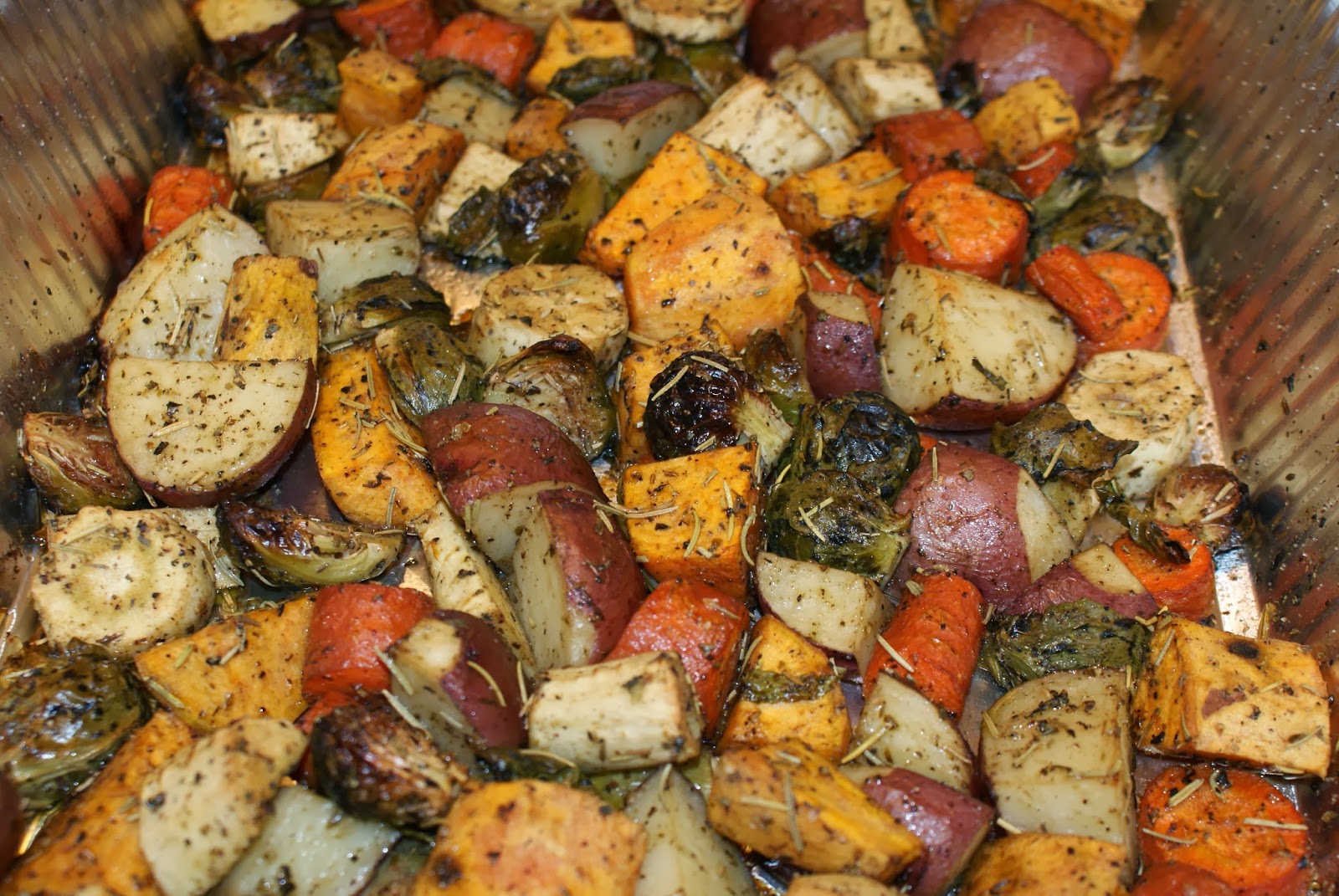 Nepali Tummy!! Easy Roasted Mixed Vegetables!!