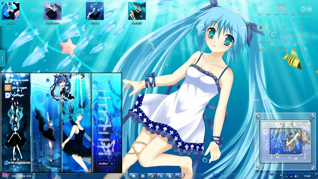 Hatsune Miku Tema Windows XP