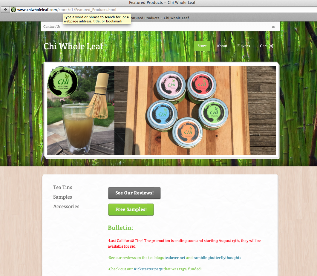 Tea With Friends Free tea samples available from Chi Whole Leaf!