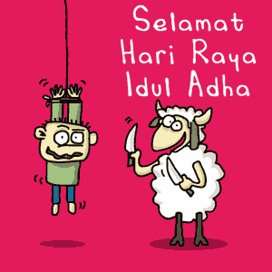 Gambar DP BBM Idul Adha Hari Kurban Lucu Animasi Bergerak ...