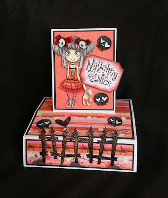Molly Rules Stamp Set by Visible Image grungy teenage character stamp - barbed wire - skulls - hearts - visible image