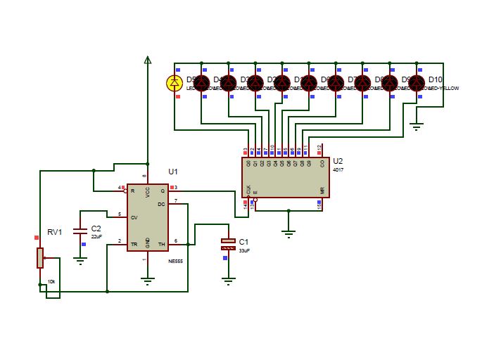 40+ Rangkaian Lampu Berjalan Dengan Transistor