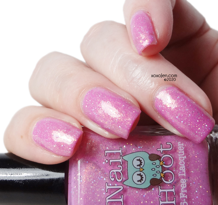 xoxoJen's swatch of Nail Hoot Keep Calm and Fight On