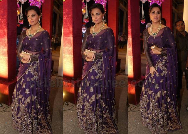 Lara Dutta in Monisha Jaising Half Sari
