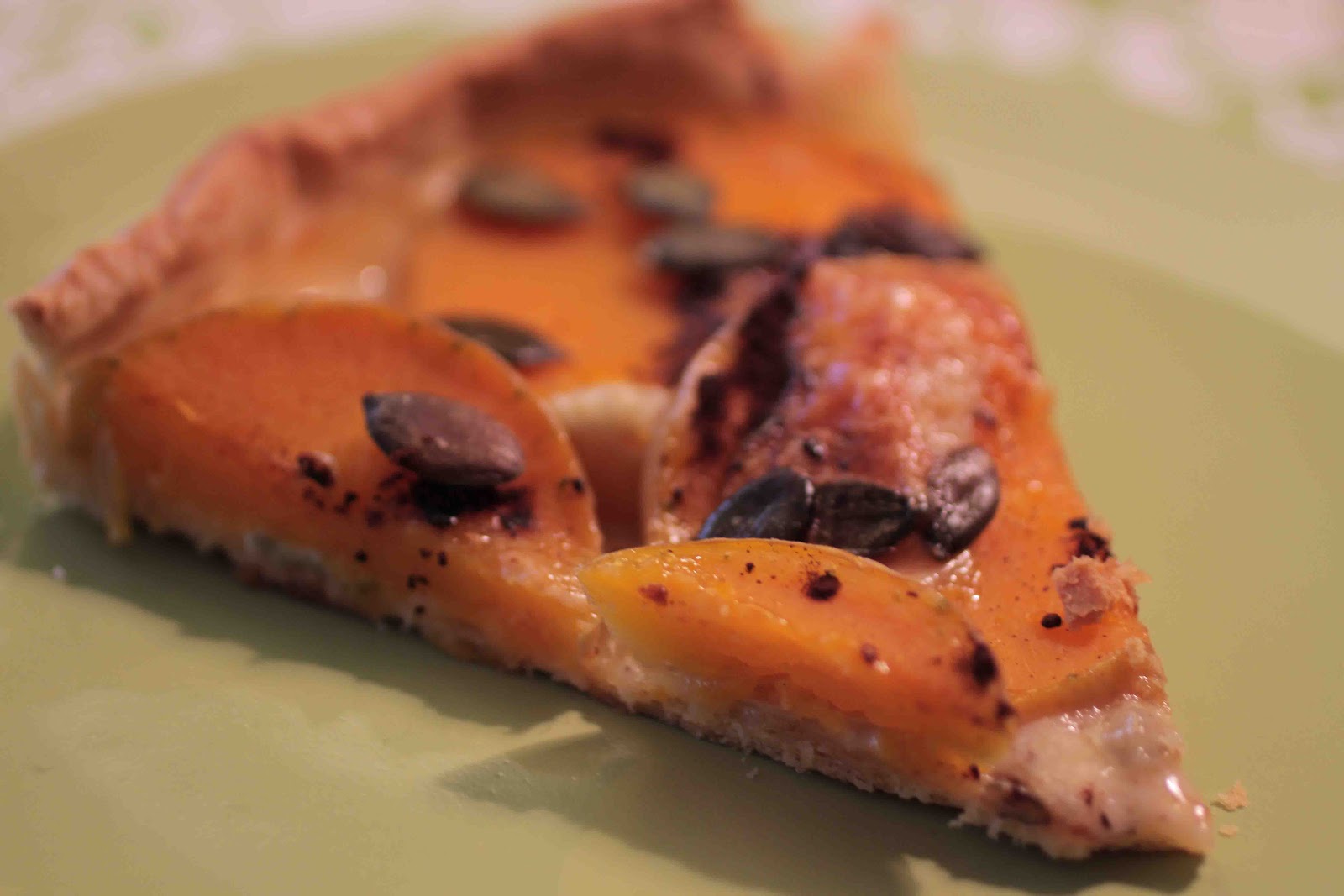 Camille en chocolat: Tarte à la courge butternut et gorgonzola