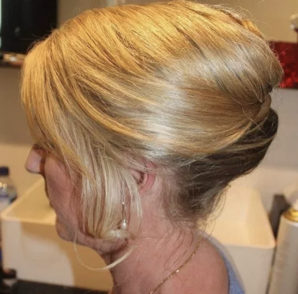 long hair styles for older woman
