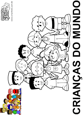criancas 03 - Desenhos Crianças do Brasil e do Mundo Dia das Crianças