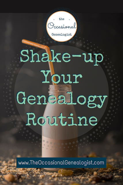 Genealogy research stuck? Here are five suggestions to kick start your family history research when you feel uninspired. |The Occasional Genealogist #genealogy #familyhistory