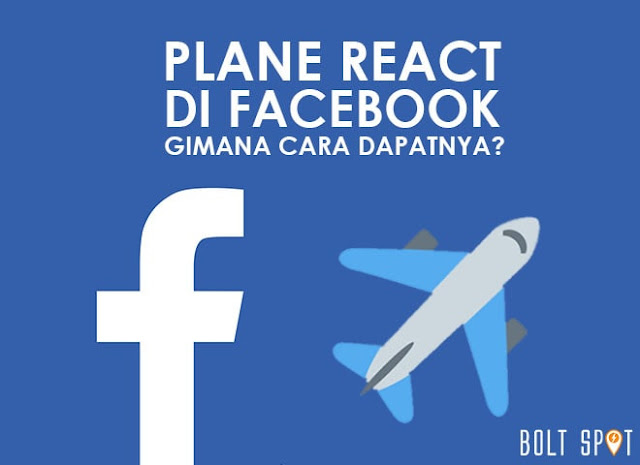 Cara Mendapatkan Plane React di Facebook