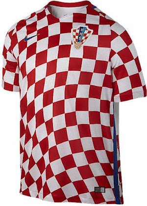 クロアチア代表 EURO2016 ユニフォーム-ホーム