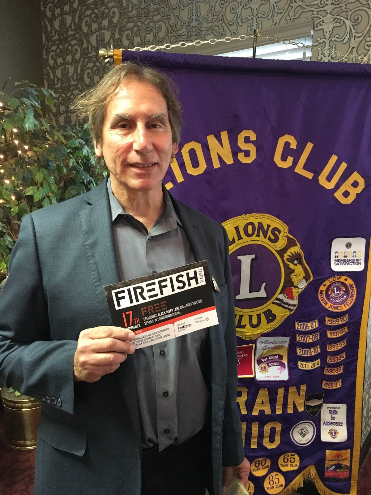 Lorain Lions Roar Firefish Festival Director James Levin Presents 2016