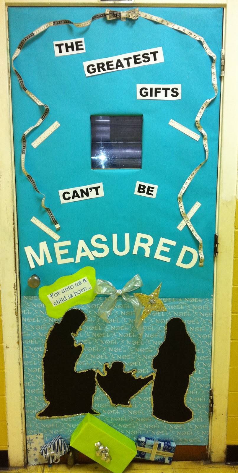 My Life as a Minister's Wife Christmas Door Decor