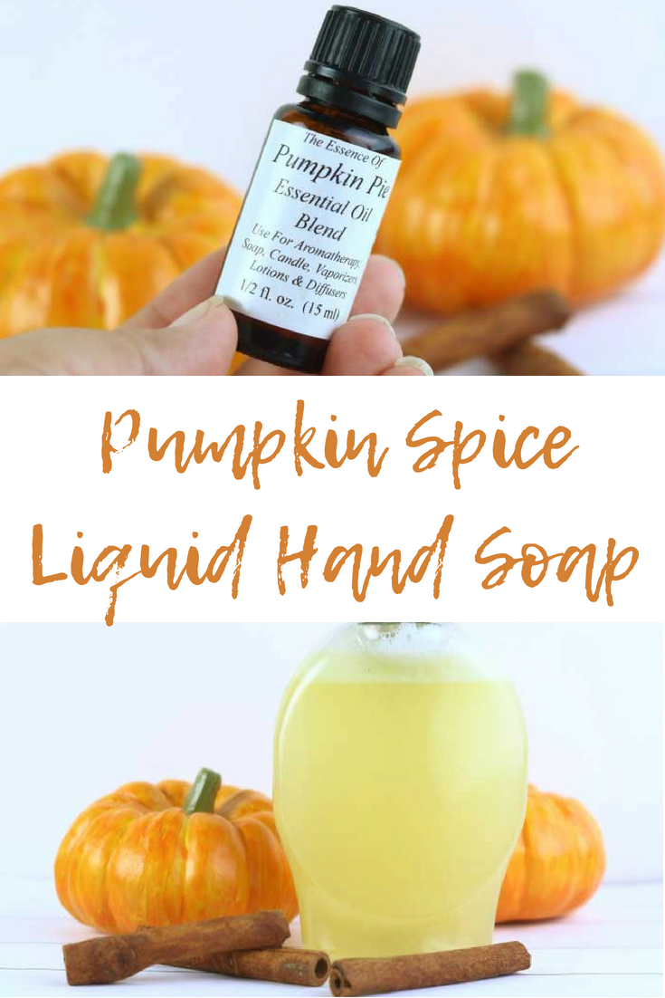 pumpkin spice liquid hand soap