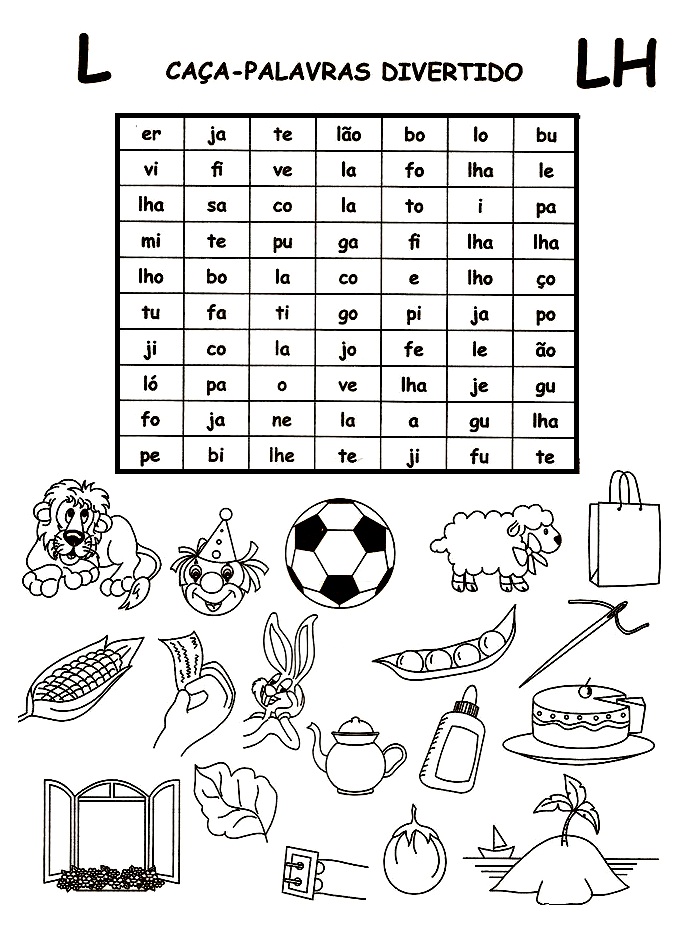 PARA SO DO EDUCANDO Letra L E LH para-so-do-educando-letra-l-e-lh