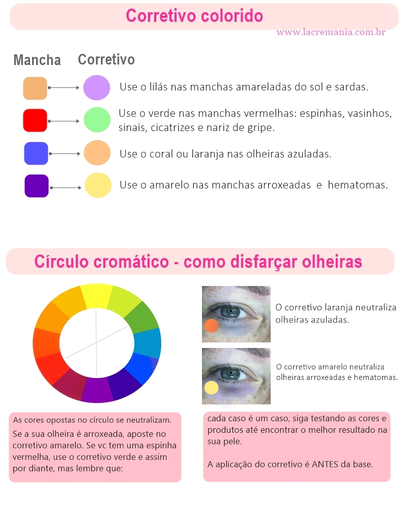 Como usar corretivo colorido corretivo colorido by LacreMania