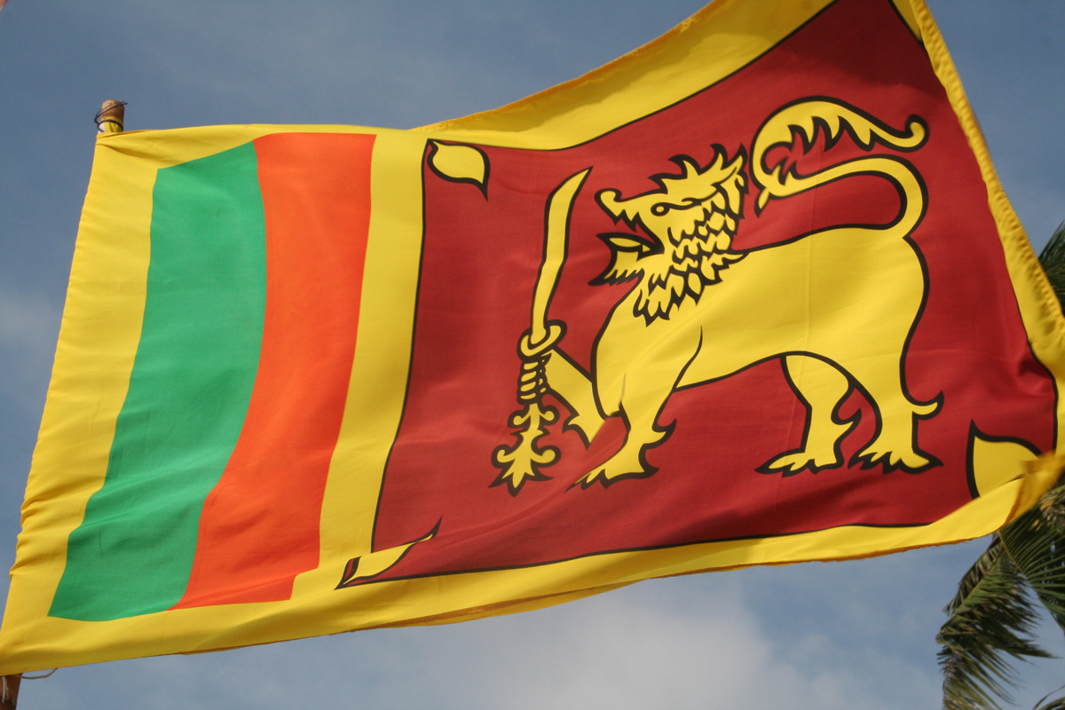 Graafix! Wallpapers Flag of Srilanka