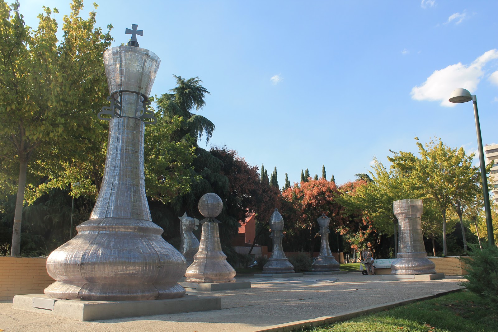 Los jardines de Pablo Sorozábal: Un ajedrez gigante en Madrid