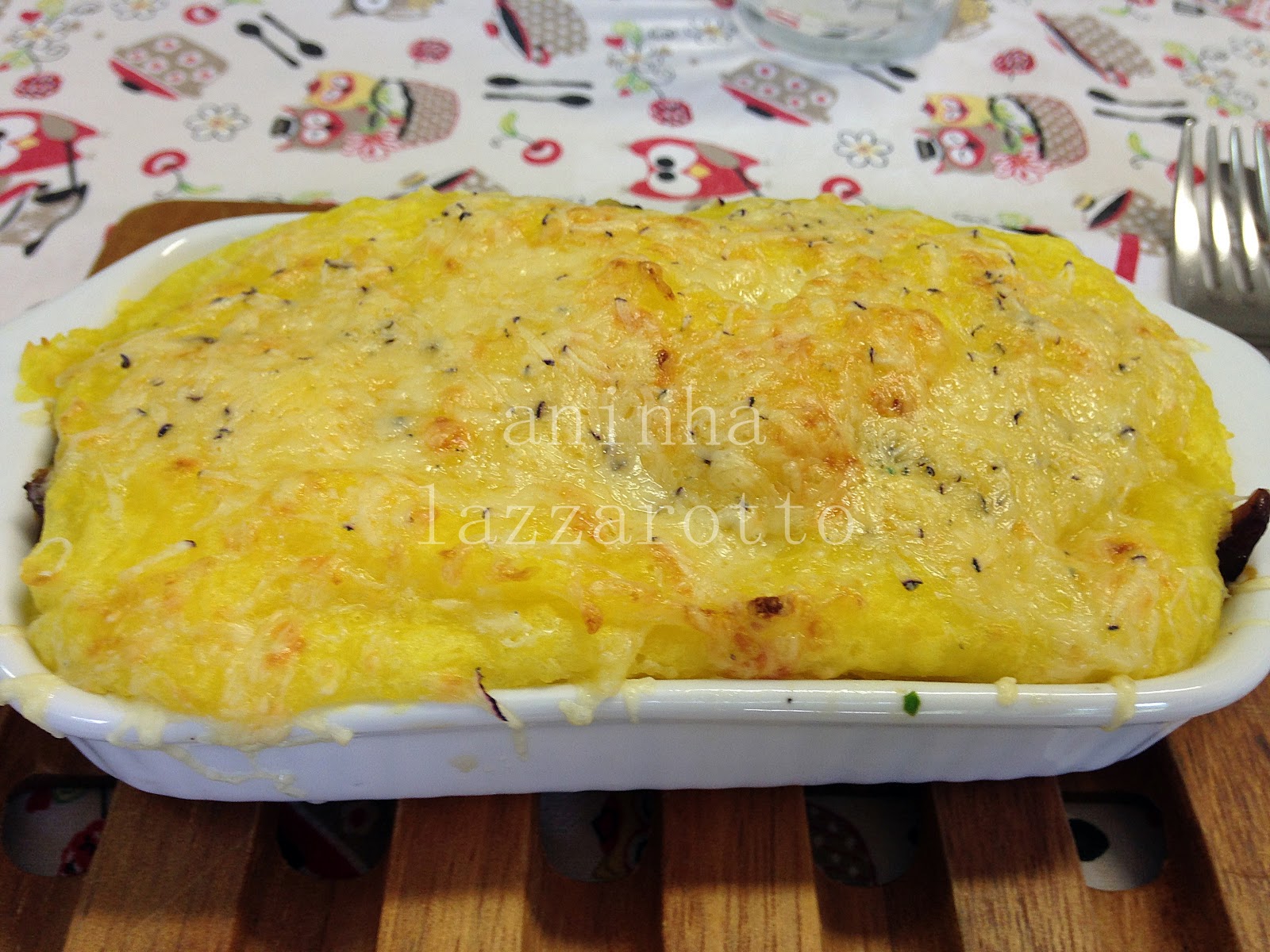 aninha lazzarotto Escondidinho de Shimeji