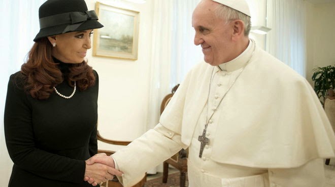 Papa Francesco e Cristina Kirchner