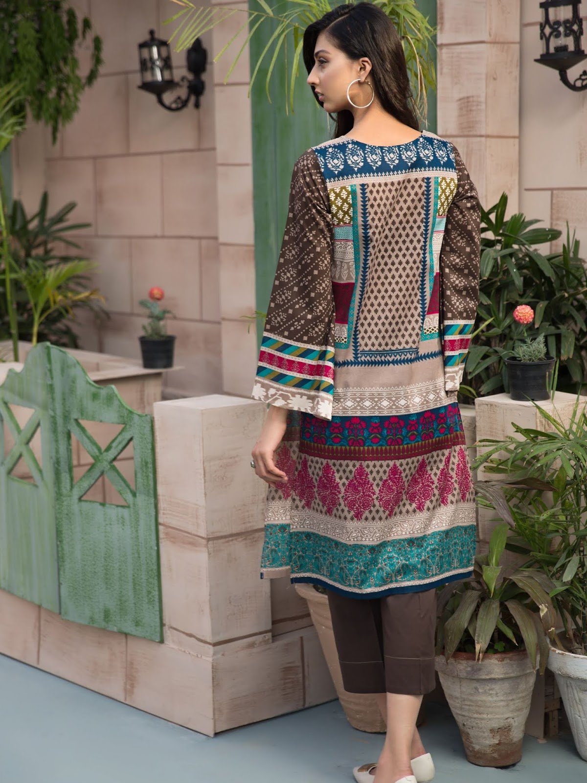 limelight unstitched lawn shirt
