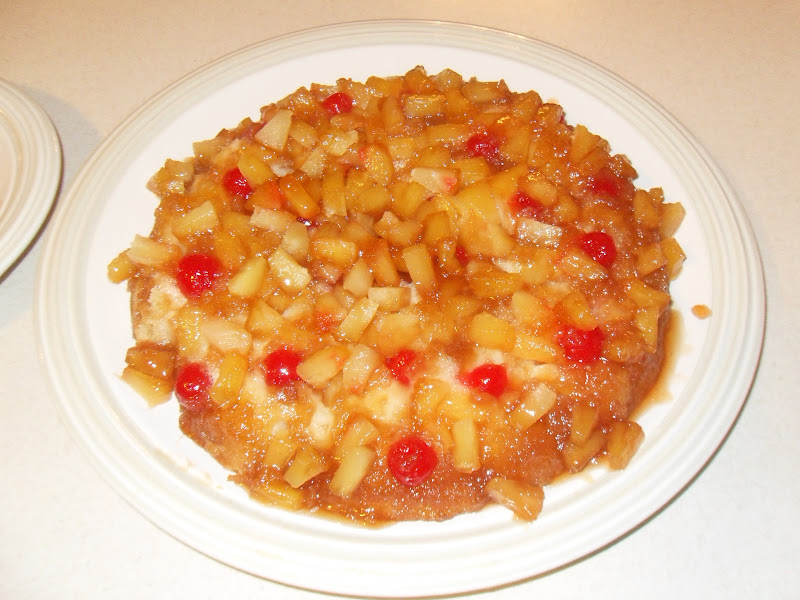 Simple Joy Crafting Pineapple Upside Down Cake in a Cast Iron Skillet