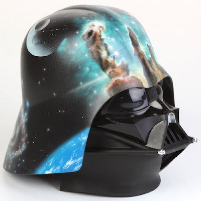 Artist-Embellished Darth Vader Helmets