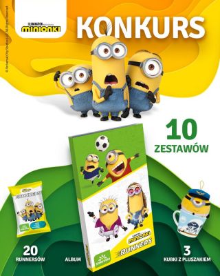 Wygraj zestaw nagród Minionki Runners Konkurs