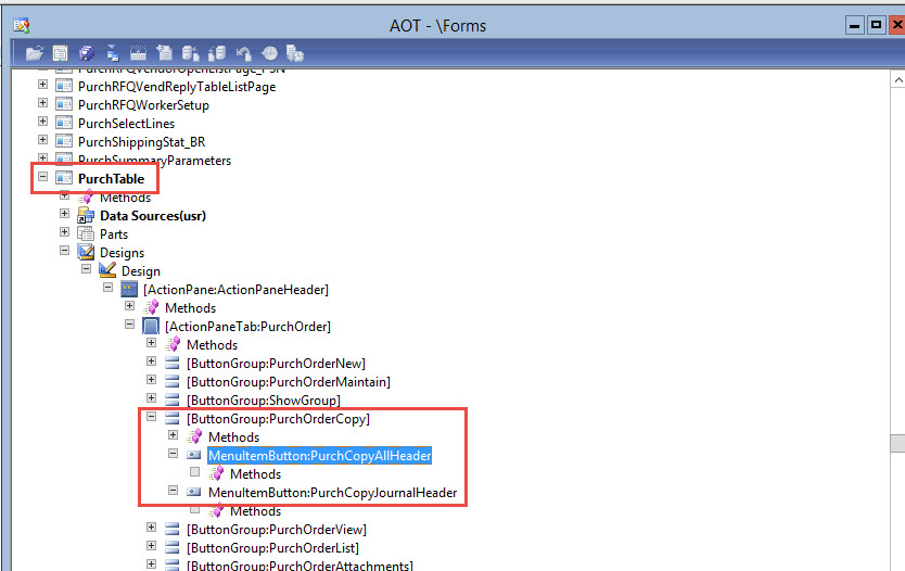AX/D365 Technical Blog How to find used by security roles from a menu item