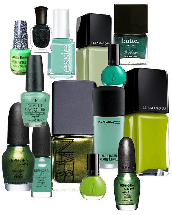 Gangsta Bizness Going Green The 14 Best Green Nail Polishes