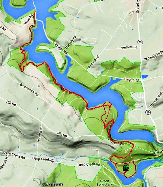 Southeastern PA Hiking Green Lane Park Blue Trail