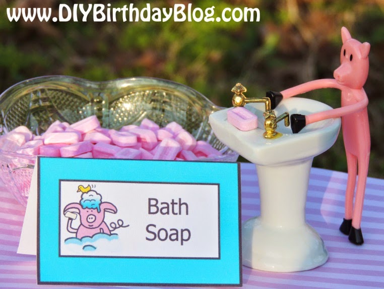 Church House Collection Blog Piggy Bubble Bath Birthday Party
