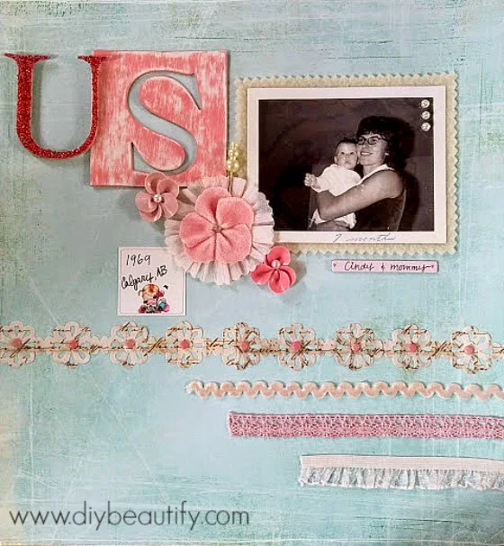 tips for paper crafting with vintage pictures www.diiybeautify.com