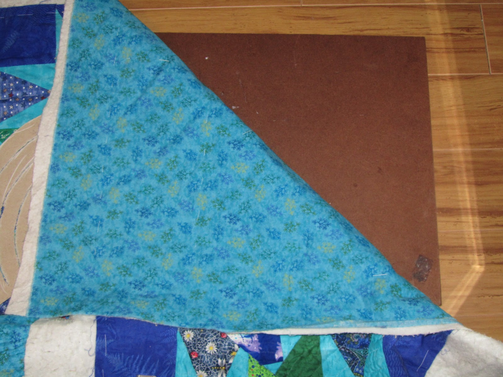 Collected Yarns Marking a Quilt