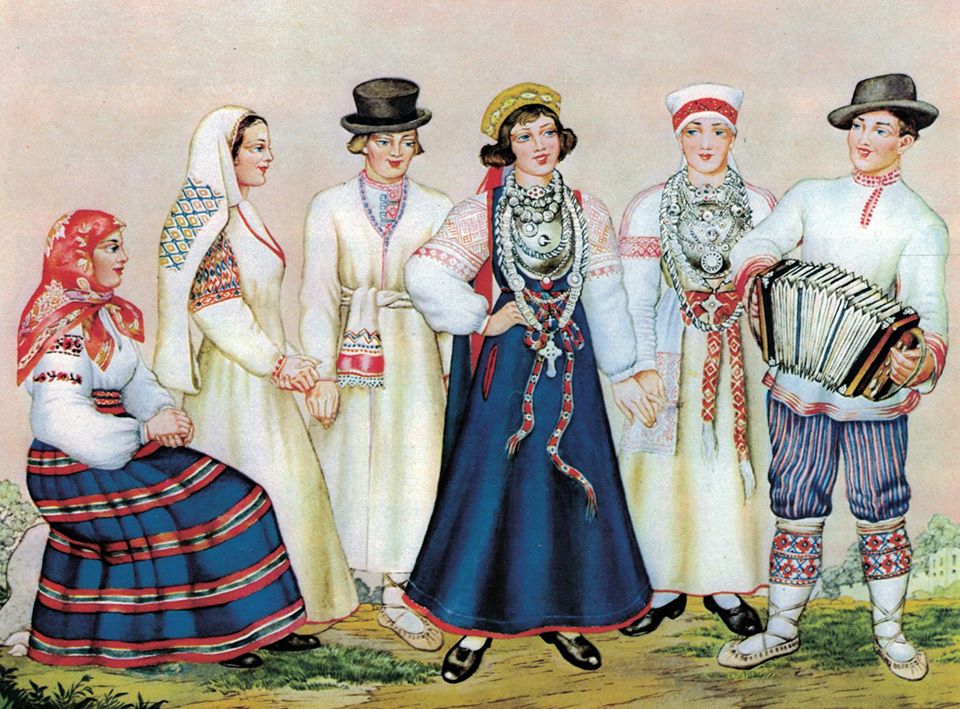 Estonia - Paradise of the North: Estonian National Costume Postcards