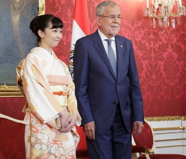 Japanese Princess Kako, niece of Emperor Naruhito, arrived in Vienna, the capital of Austria