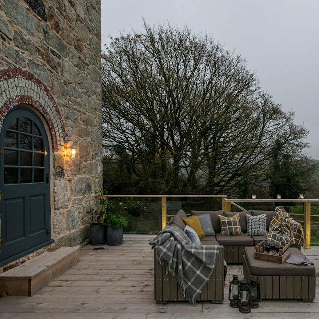House in Cornwall, decorated in an authentic rustic style