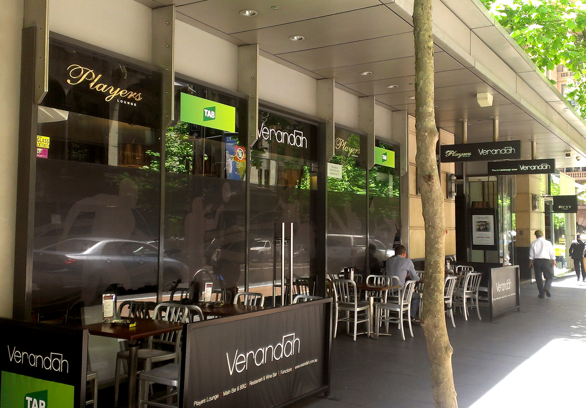 Sydney Pub List Verandah Bar, Sydney