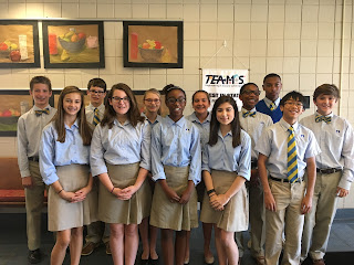 Montgomery Catholic Elects Middle School SGA 1